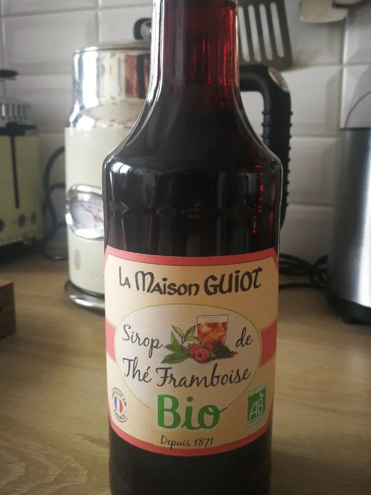Sirop de thé framboise