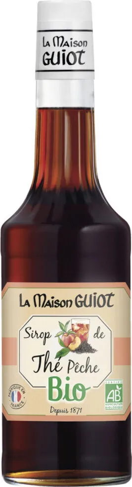 Sirop de thé pêche