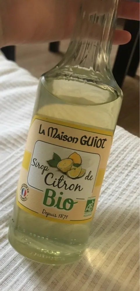 sirop de citron