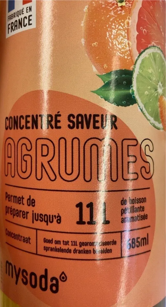 Concentré saveur agrumes