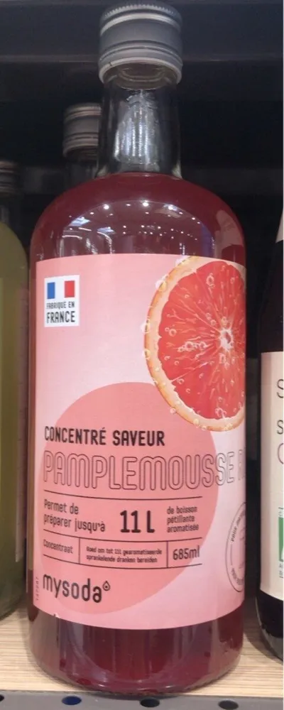 Concentré saveur pamplemousse