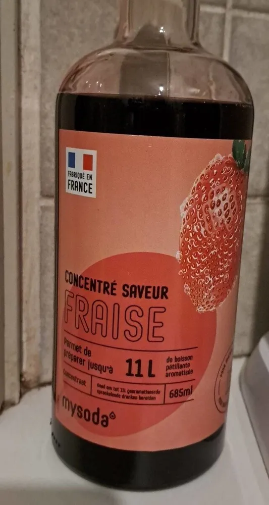 Concentré goût fraise
