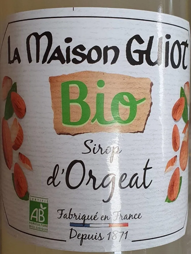 Sirop d Orgeat