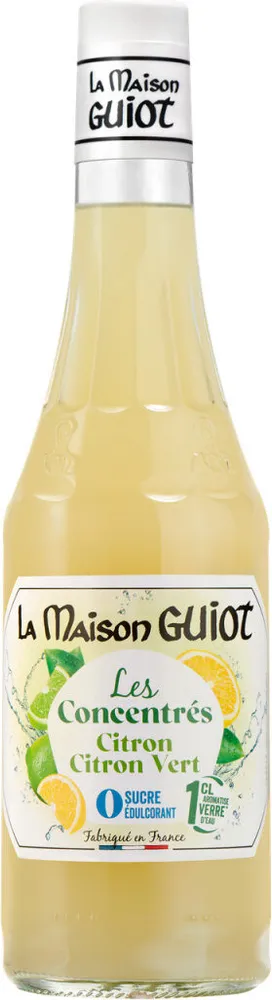 Sirop Les Concentrés Citron Citron Vert