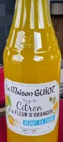 Sirop citron à la fleur d oranger