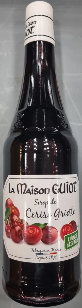 Sirop de cerise griotte