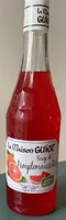 Sirop de pamplemousse rose