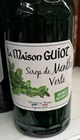 Sirop de menthe verte