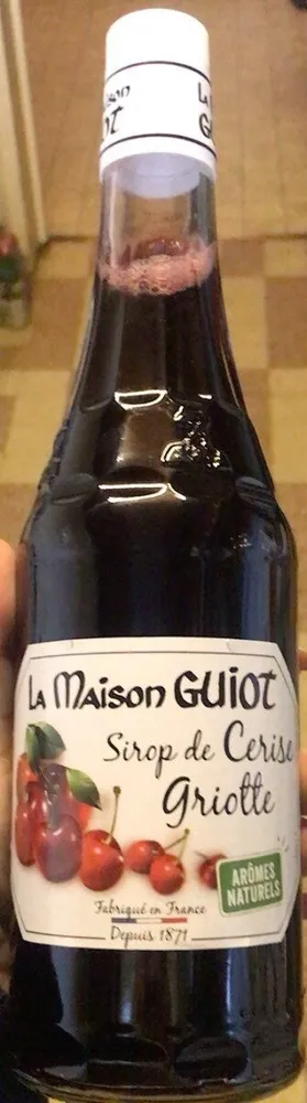 Sirop de cerise griotte