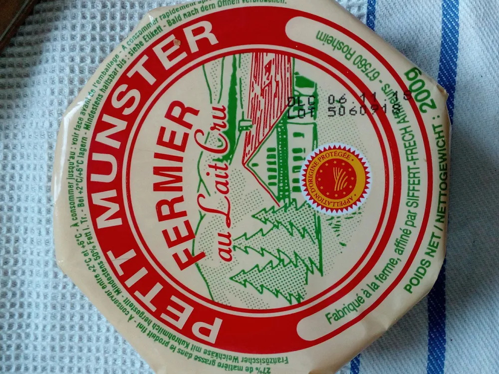 Petit Munster fermier au lait cru