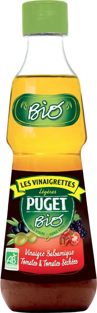 Vinaigrette légère Puget Bio  Vinaigre balsamique tomate et séchées