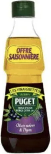 Vinaigrette légère Olives noires & thym