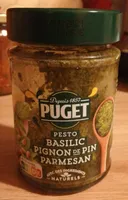 Pesto : basilic, pignon de pain, parmesan