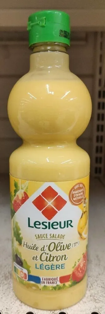 Sauce salade à l'huile de colza, huile d'olive et citron