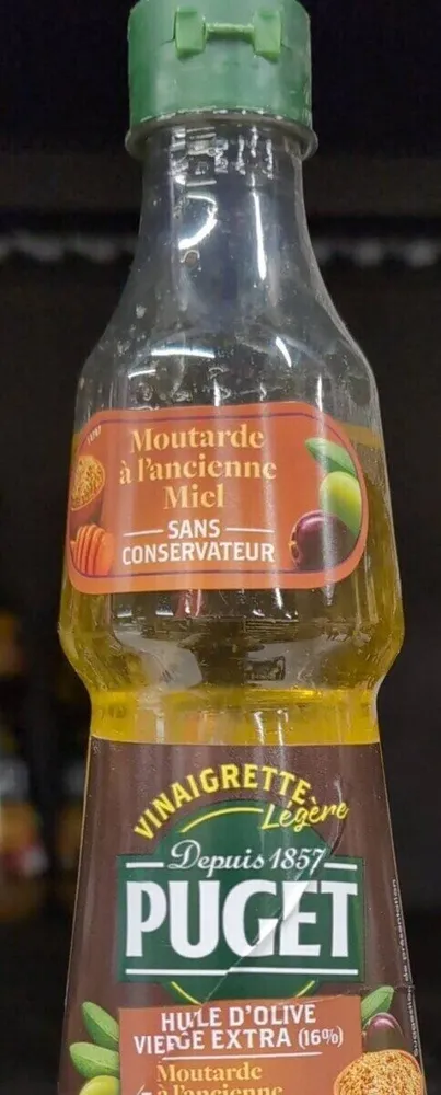 VINAIGRETTE Légère MOUTARDE À L'ANCIENNE MIEL