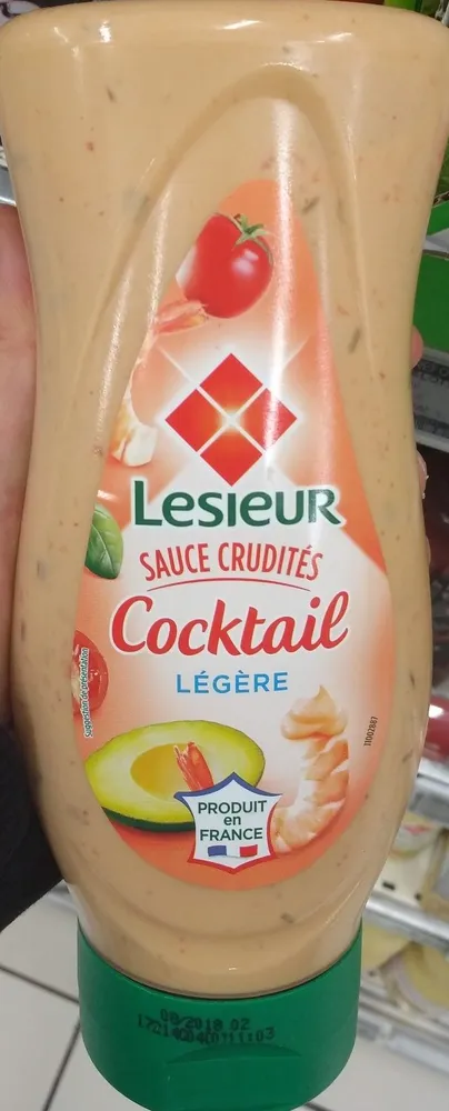 sauce crudités cocktail légère