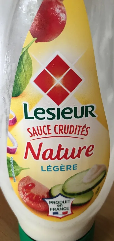Sauce crudites nature légère