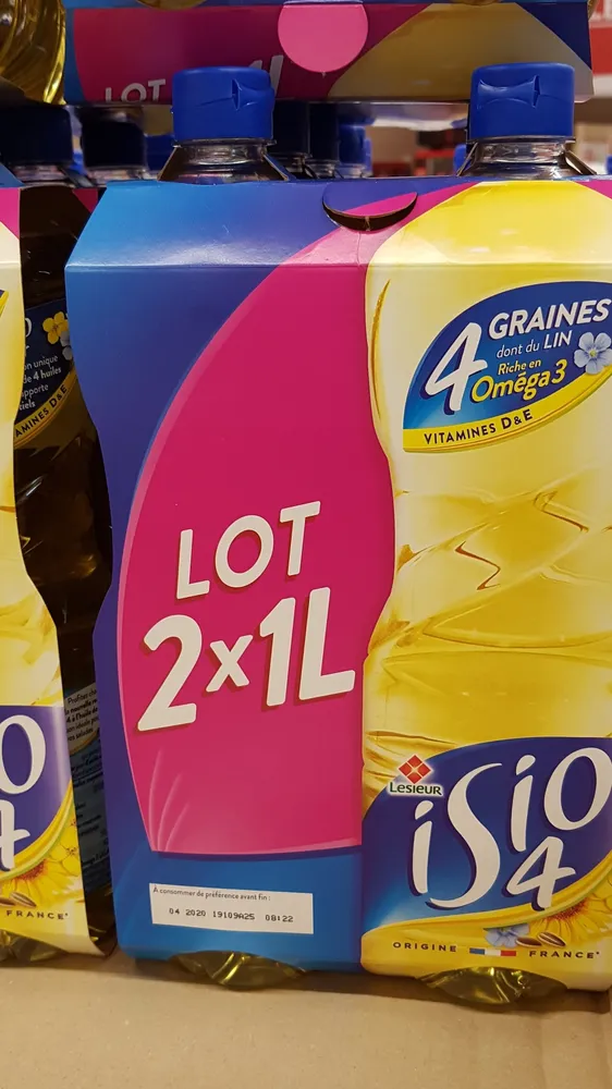 Huile Isio 4 2x1 litre lot de 2