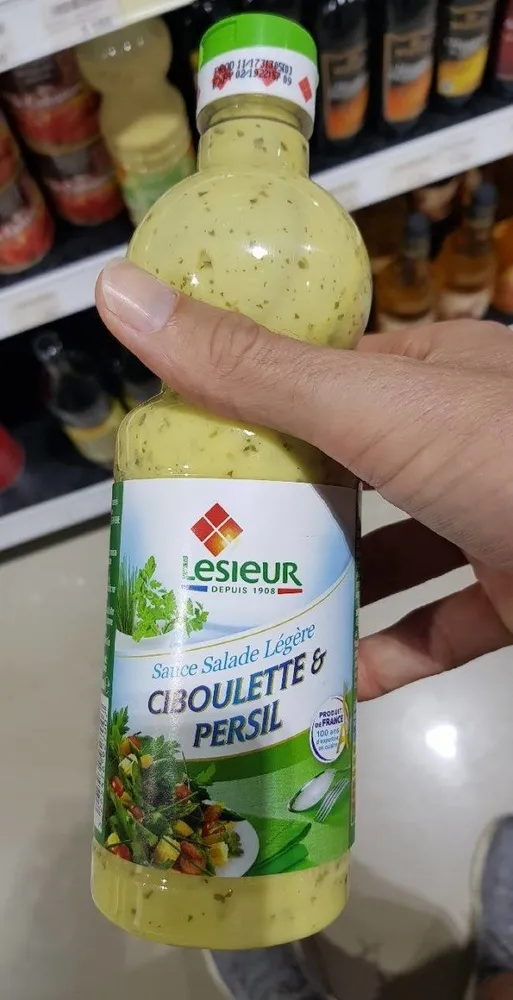 Sauce salade légère ciboulette et persil