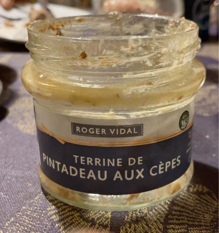 Terrine de pintadeau aux cepes