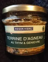 Terrine d'agneau au thym & genièvre