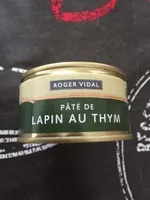 Paté de lapin au thym