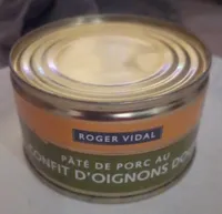 Pâté de porc au confit d'oignons doux