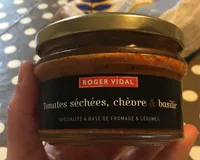 Tomates sechées, chèvre et basilic