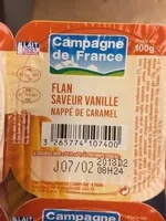 Flan saveur vanille