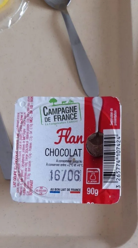 Flan chocolat
