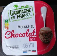 Mousse chocolat noir