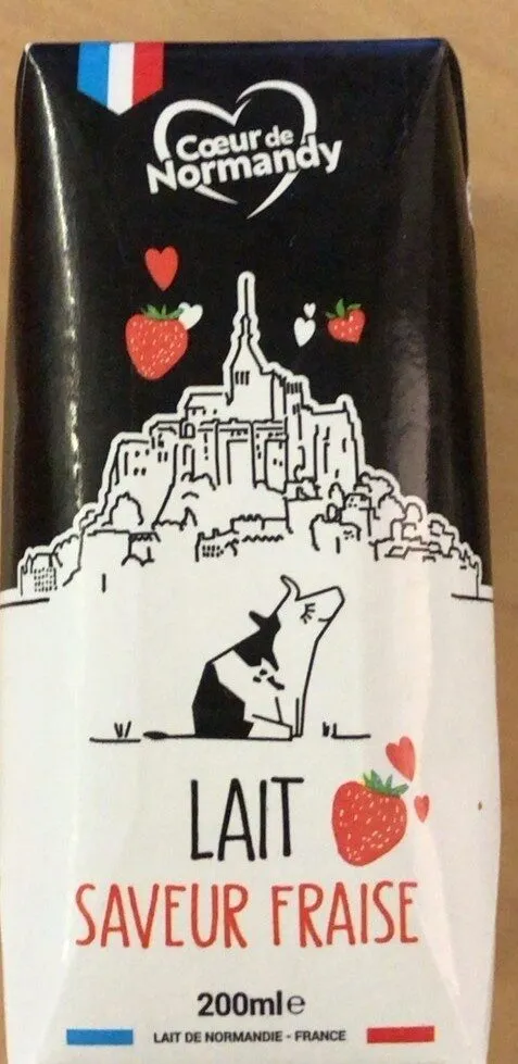 Lait saveur fraise