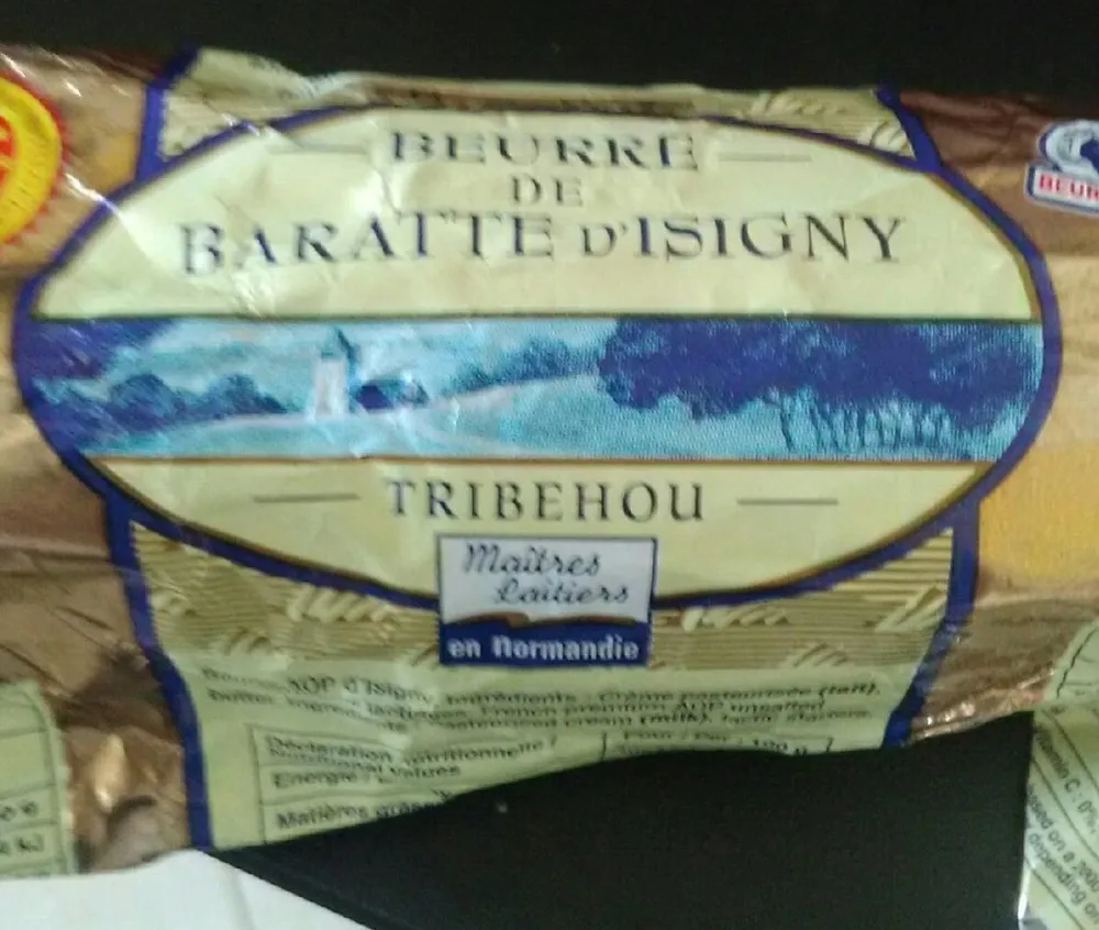 Beurre de baratte d'Isigny