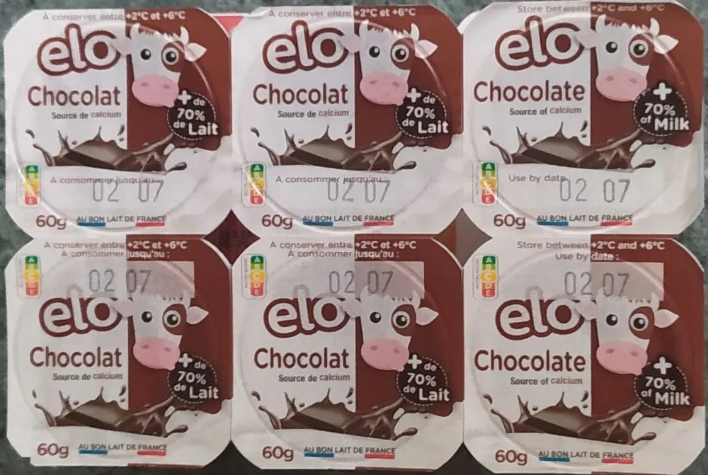 Elo chocolat 6 x 60 g