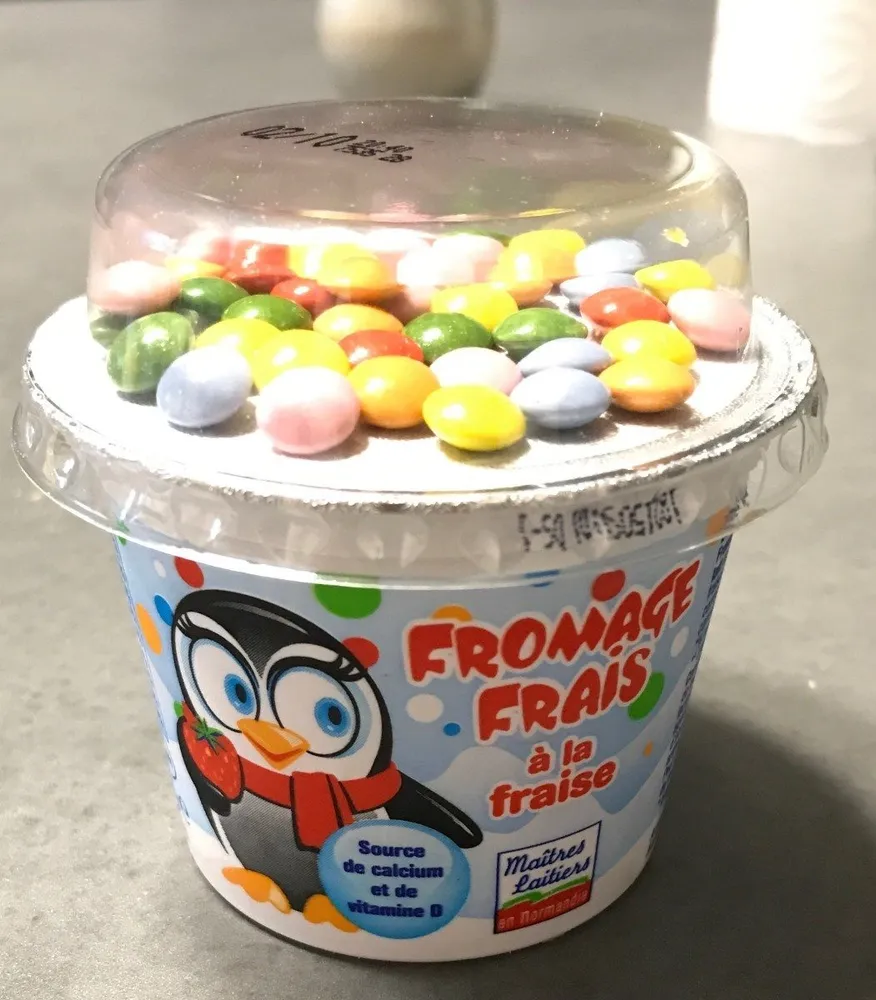 Fromage frais à la fraise