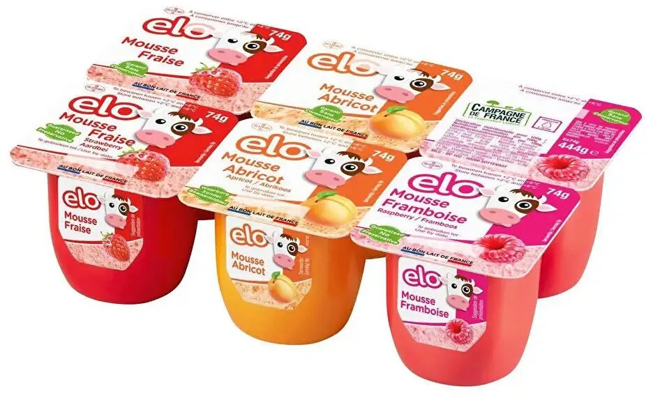 Elo Mousse Fruit 6 x 74 g