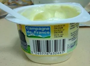 Fromage frais saveur vanille