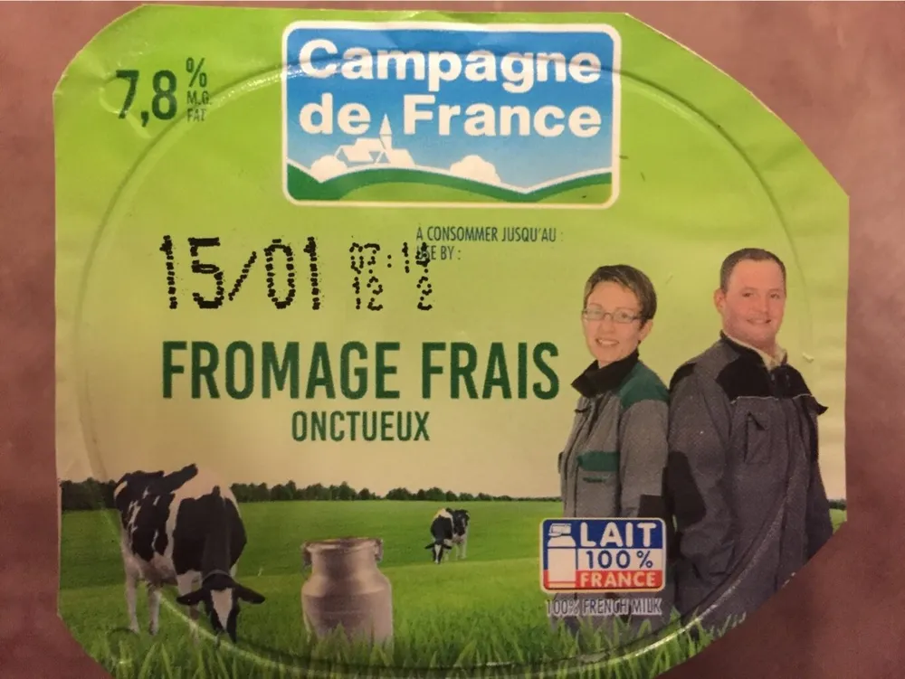 Fromage fraix onctueux