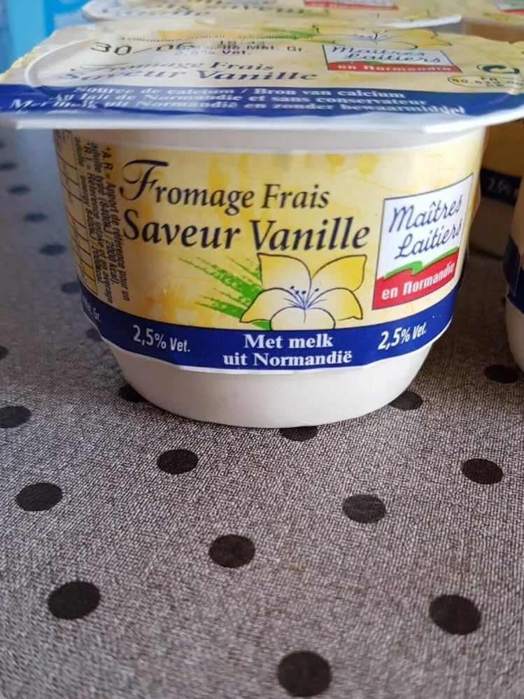 Fromage Frais 2,5 % Saveur Vanille