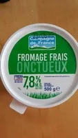 Fromage frais onctueux 7,8% M.G.