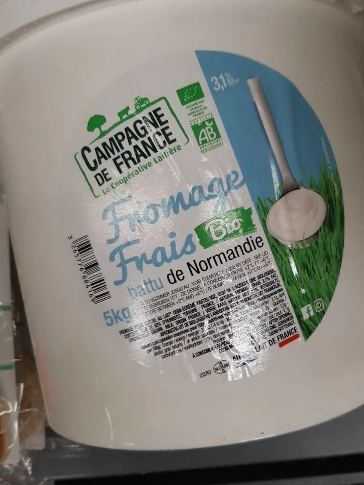 Fromage fraiscampagne de France