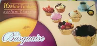 16 Mini-Timbales parfum Chocolat