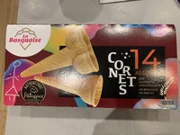 Cornets à glaces assortis