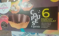 6 Coupes à garnir parfum chocolat