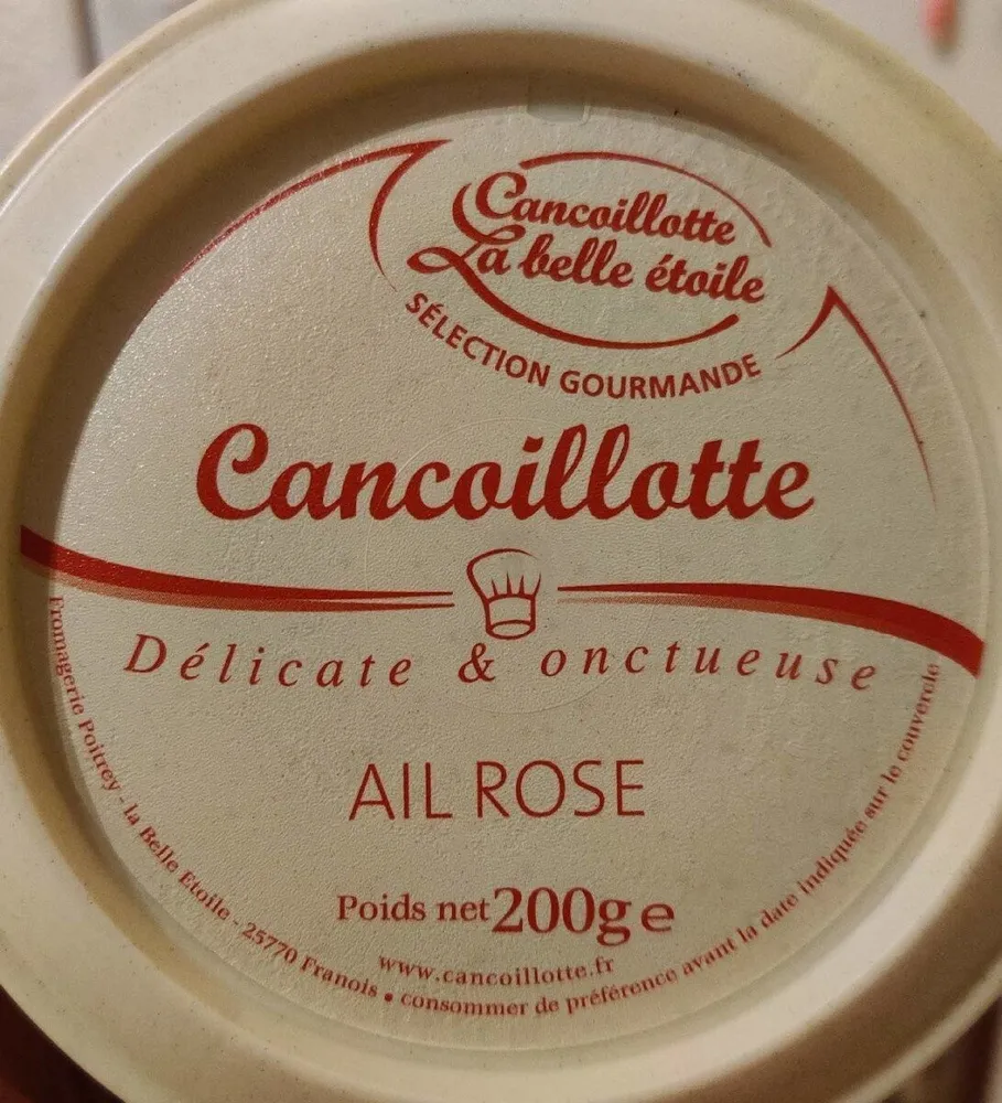 Cancoillotte Gourmande Ail Rose