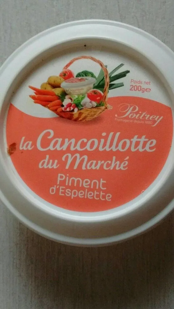La Cancoillotte du marché Piment d'espelette