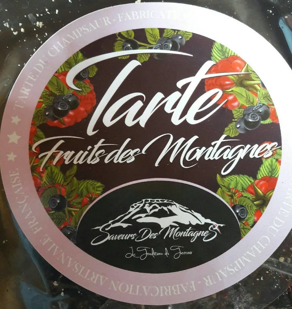 Tarte du champsaur fruits de la montagne