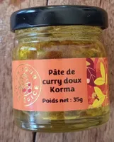 Pâte de curry doux korma