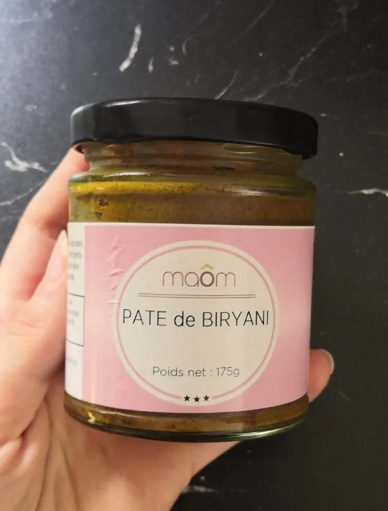 Pâte de Biryani