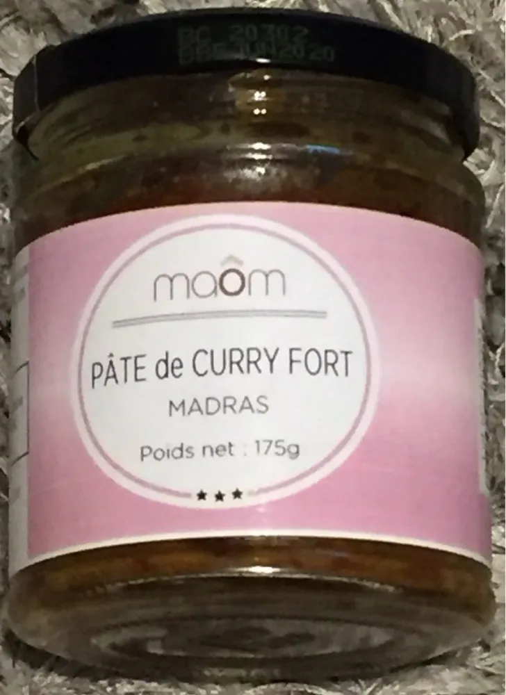 Pâte de curry fort
